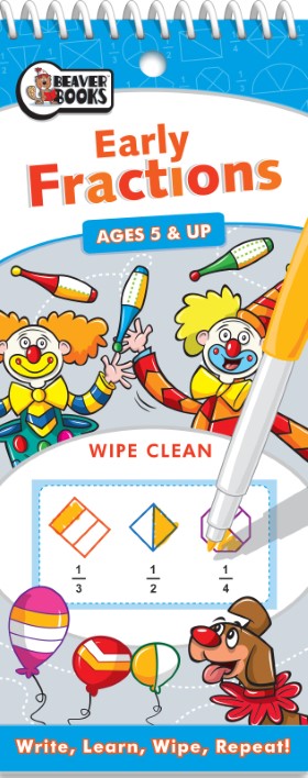 Beaver Books Set of 4 Wipe Clean Learners