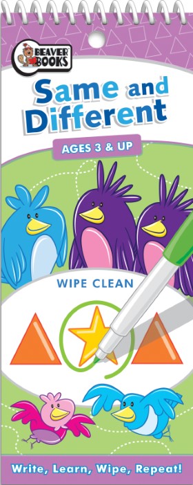 Beaver Books Set of 4 Wipe Clean Learners